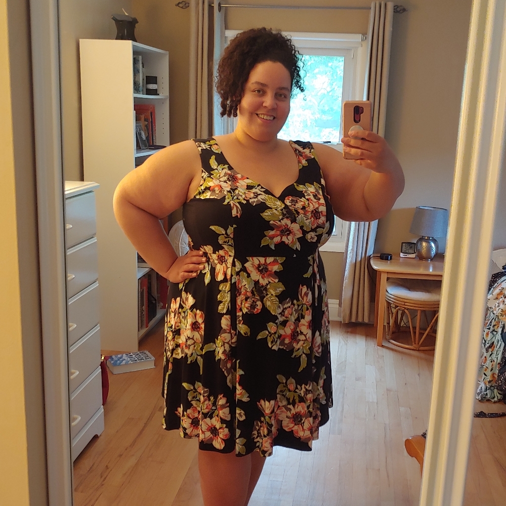 NWT Torrid 26W floral skater dress - Picture 6 of 6